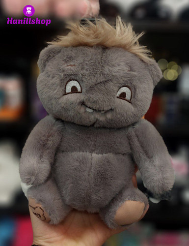 عروسک خرس کله چرخشی دو چهره ۳۰ سانت