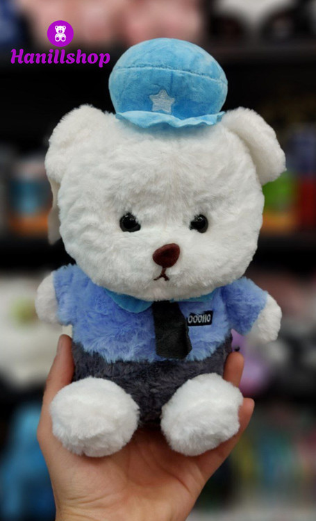 عروسک خرس پلیس پولیشی ۳۰ سانت