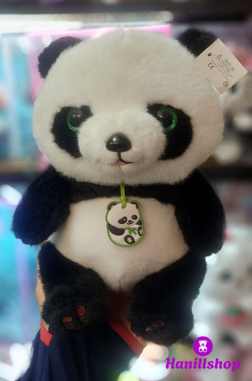 عروسک پاندا چشم تیله ای پولیشی ۴۰ سانت