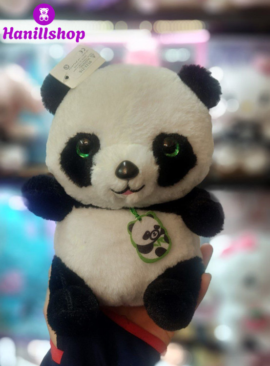 عروسک پاندا چشم تیله ای پولیشی 3۰ سانت