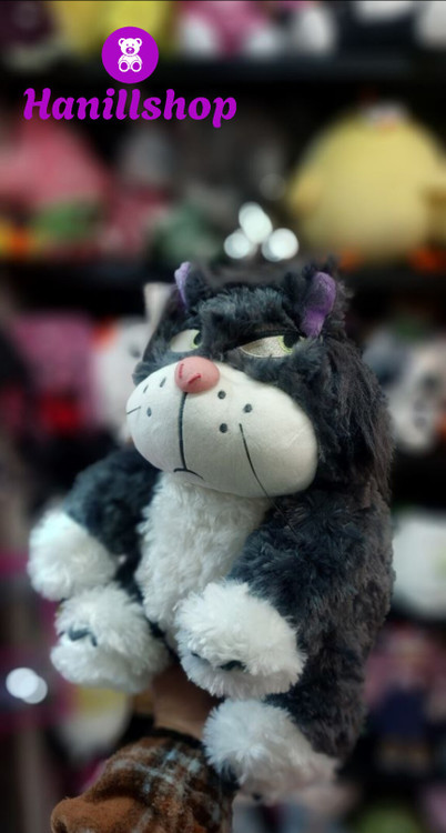 عروسک گربه لوسیفر بدجنس پولیشی ۳۰ سانت