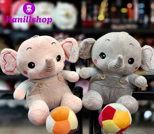 عروسک فیل لباس دار نانو ۳۰ سانت