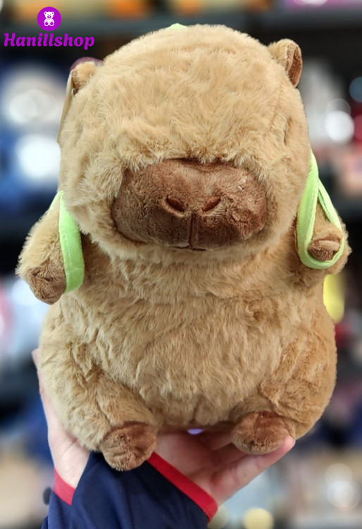 عروسک کاپی بارا کوله دار پولیشی 45 سانت