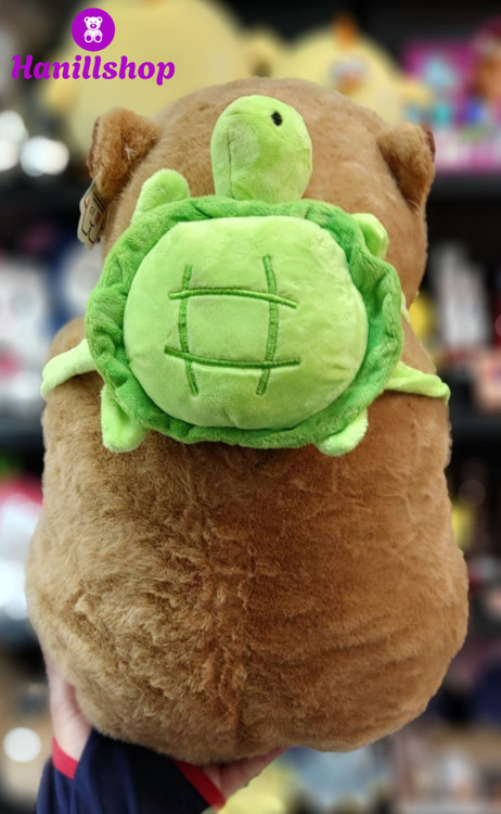 عروسک کاپی بارا کوله دار پولیشی 45 سانت