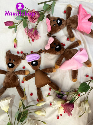 عروسک تدی مستربین دختر و پسر ۳۰ سانت