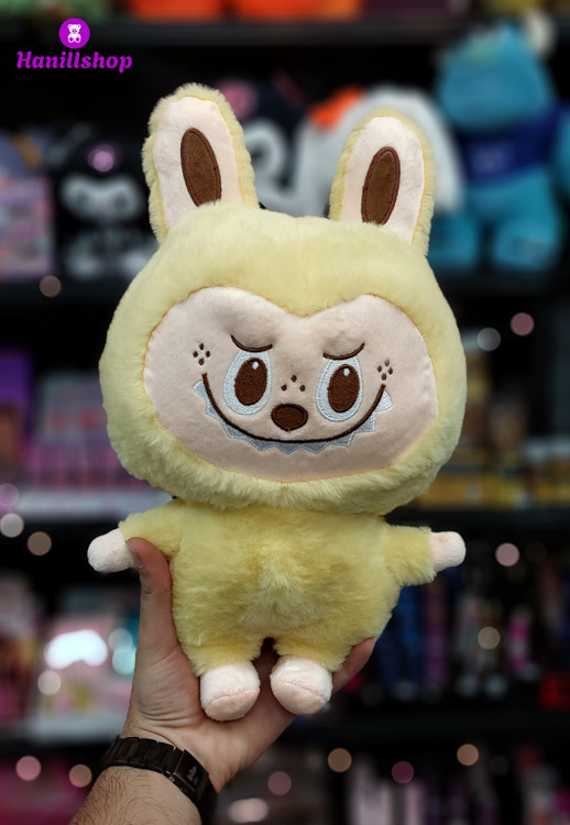 عروسک لبوبو پولیشی خارجی زرد ۴۰ سانت