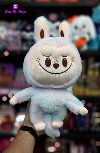 عروسک لبوبو دمدار پولیشی خارجی ۴۰ سانت هفت رنگ