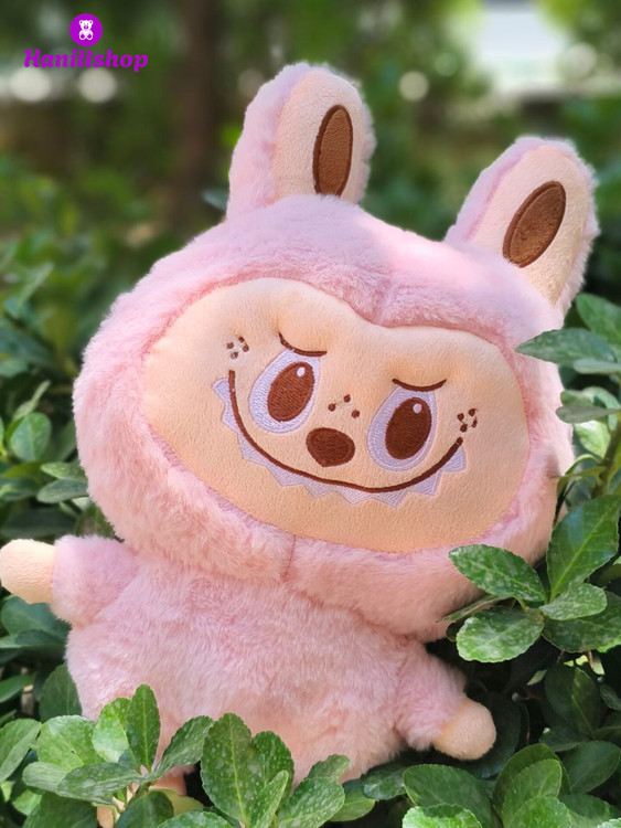 عروسک لبوبو پولیشی خارجی صورتی ۴۰ سانت