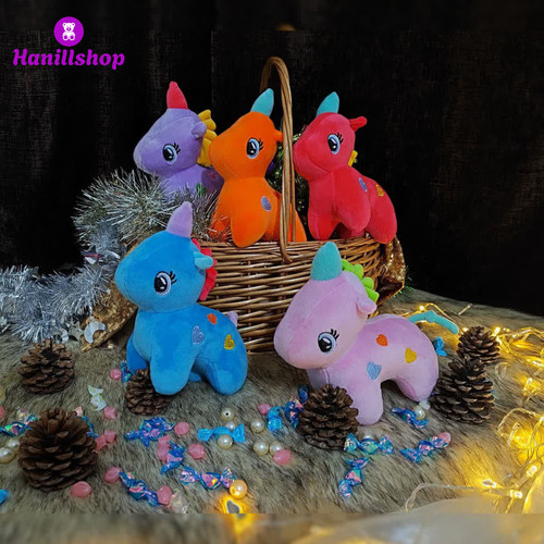 عروسک اسب تک شاخ نانو ۲۰ سانت