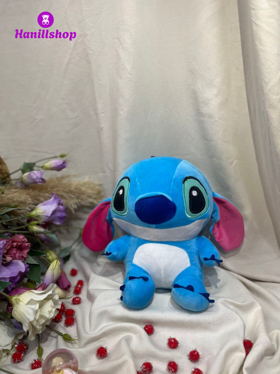 عروسک استیچ نانو 35 سانت آبی