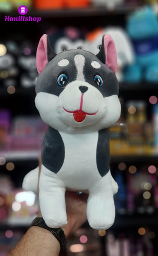 عروسک سگ هاسکی نانو ۳۵ سانت