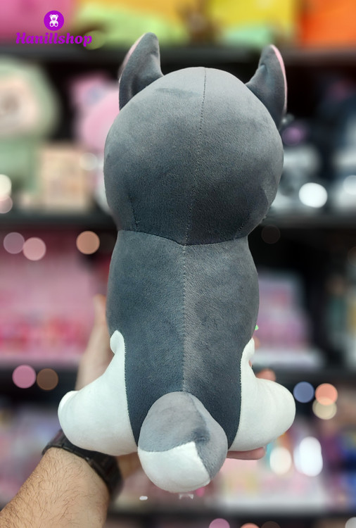 عروسک سگ هاسکی نانو ۳۵ سانت