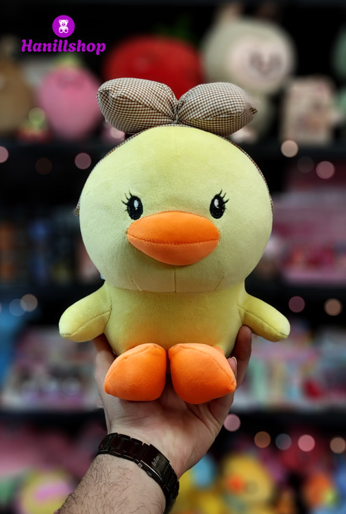 عروسک جوجه تل دار کرم نانو