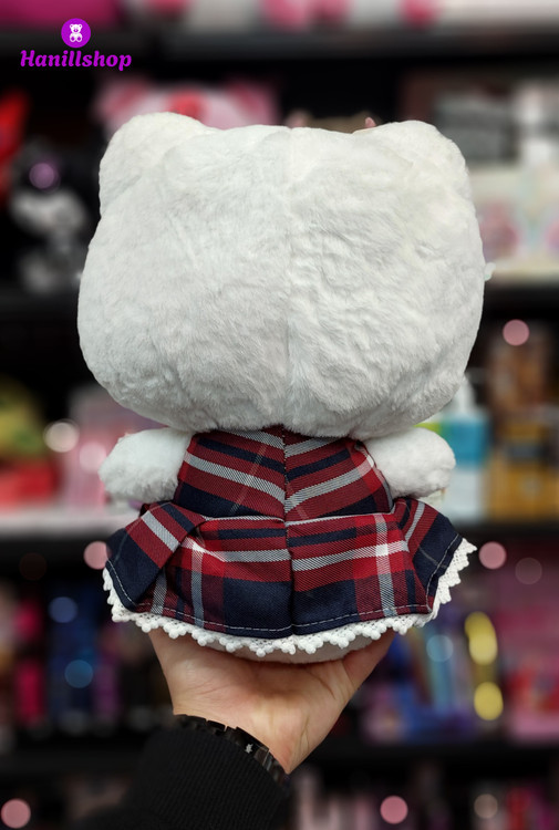 عروسک کرومی لباس چهارخونه پولیشی خارجی ۴۰ سانت