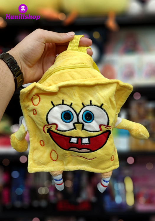 کوله پشتی عروسکی باب اسفنجی ۳۰ سانت