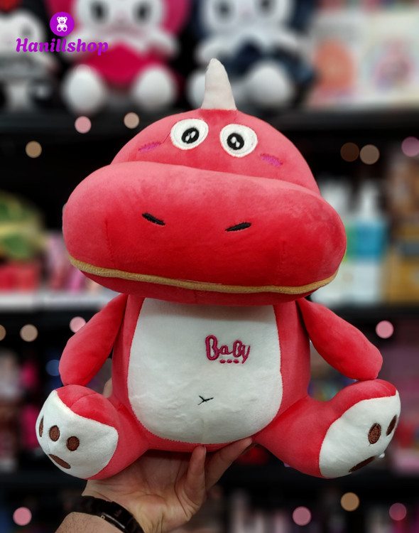 عروسک دایناسور نانو خارجی قرمز ۳۰ سانت