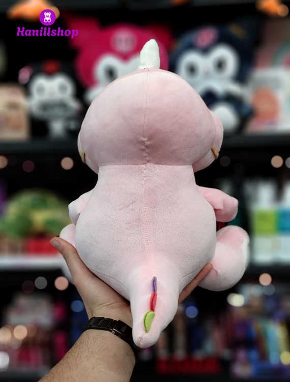 عروسک دایناسور نانو خارجی صورتی ۳۰ سانت