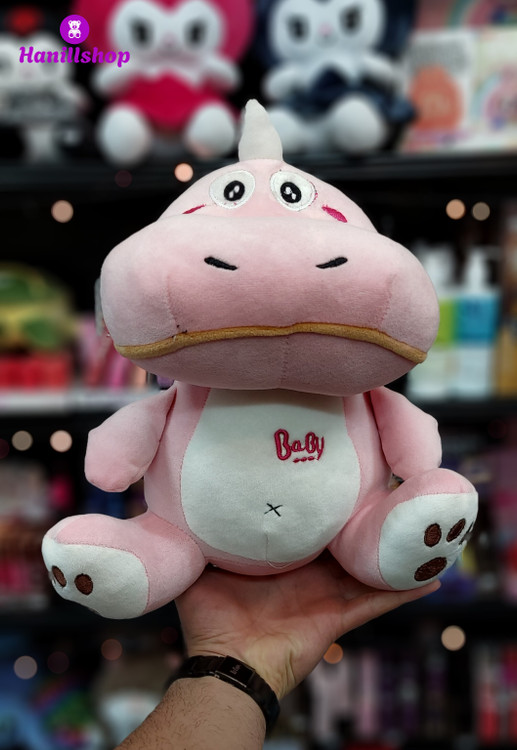 عروسک دایناسور نانو خارجی صورتی ۳۰ سانت