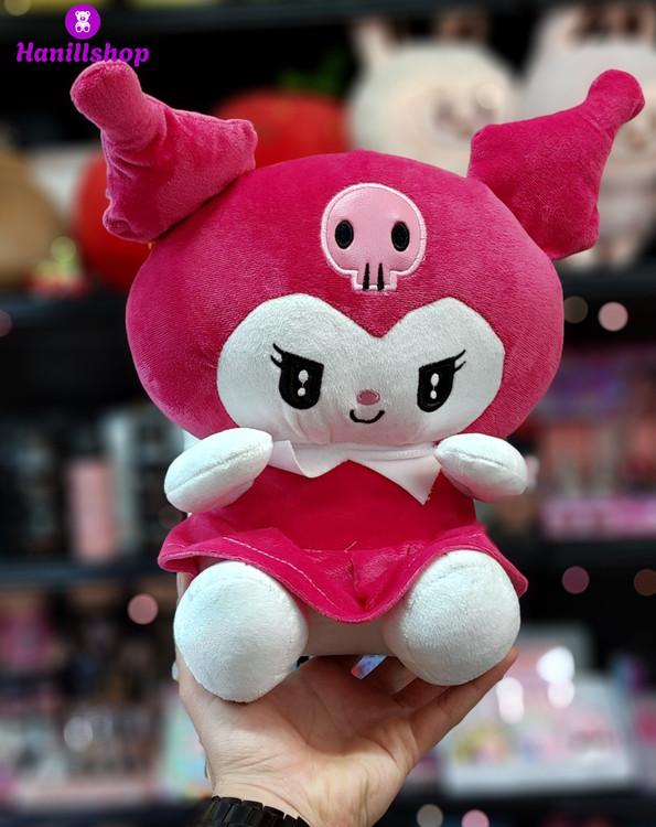 عروسک کرومی کریستال ۳۵ سانت صورتی