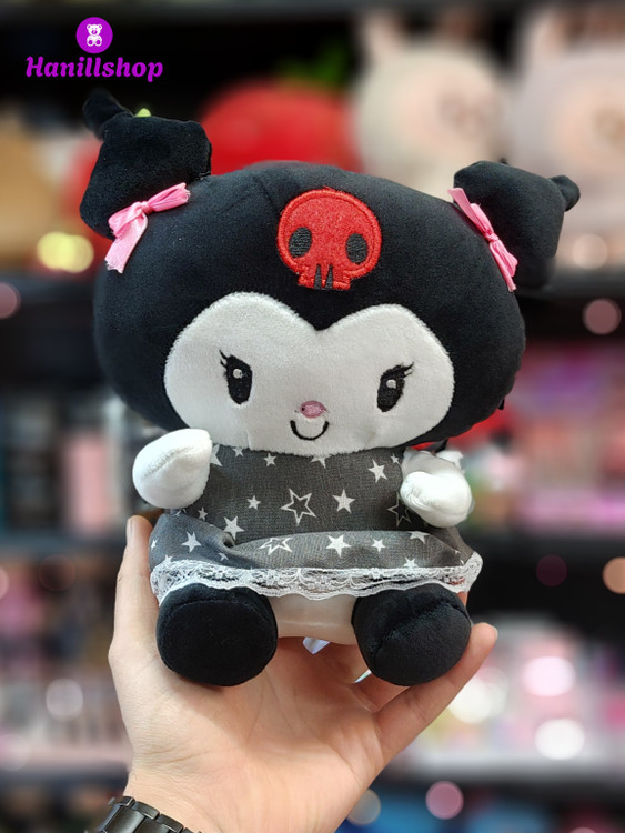 عروسک کرومی لباس ستاره ای نانو مشکی