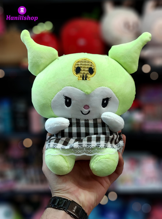 عروسک کرومی لباس ستاره ای نانو سبز