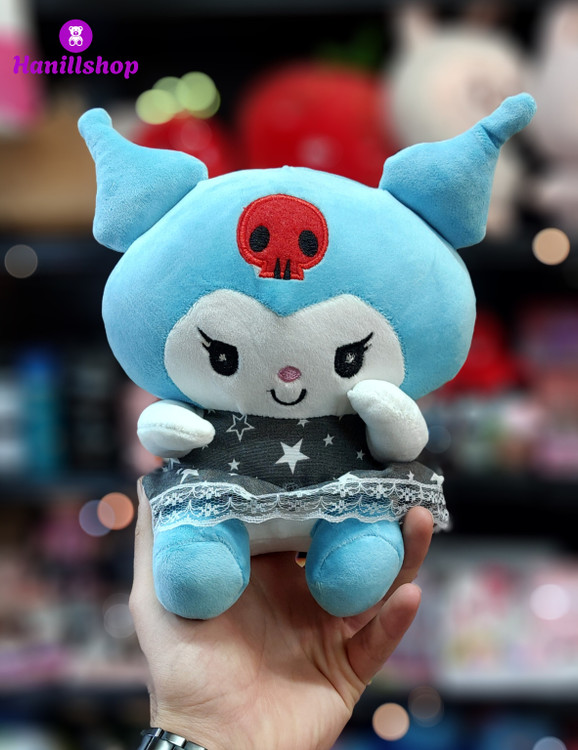 عروسک کرومی لباس ستاره ای نانو آبی