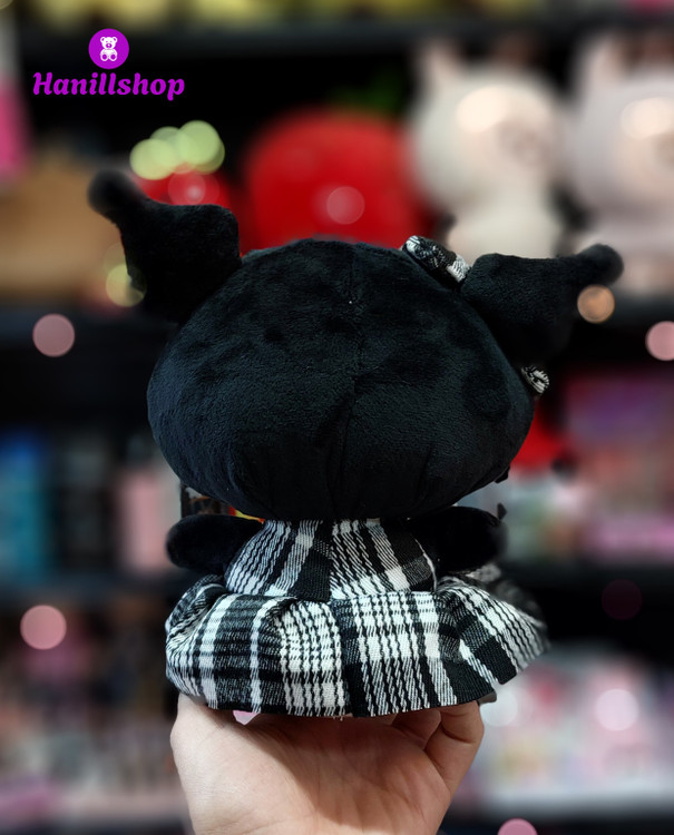 عروسک کرومی لباس چهارخونه کریستال ۲۰ سانت