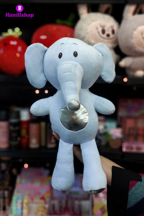 عروسک فیل نانو خارجی آبی ۴۰ سانت