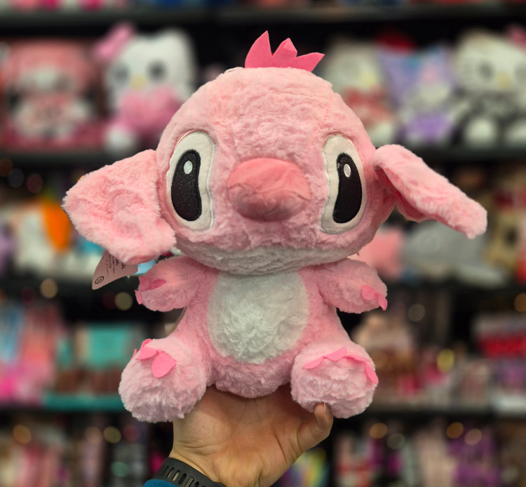 عروسک استیچ پولیشی خارجی ۳۰ سانت صورتی